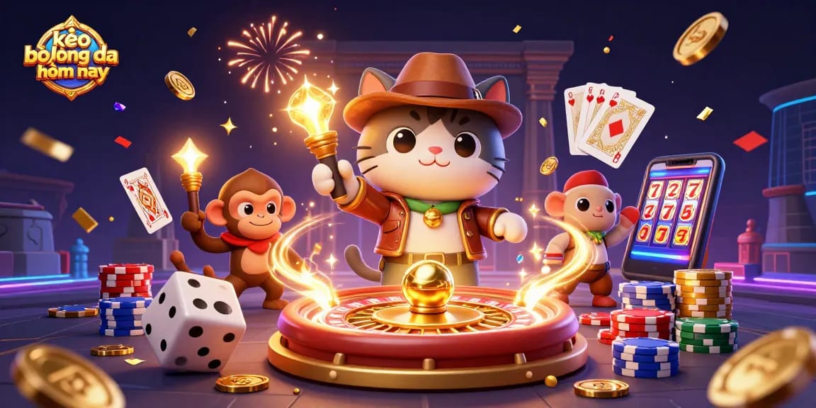 Engage with kèo bóng đá hôm nay through a vibrant 3D illustration highlighting sports betting excitement.