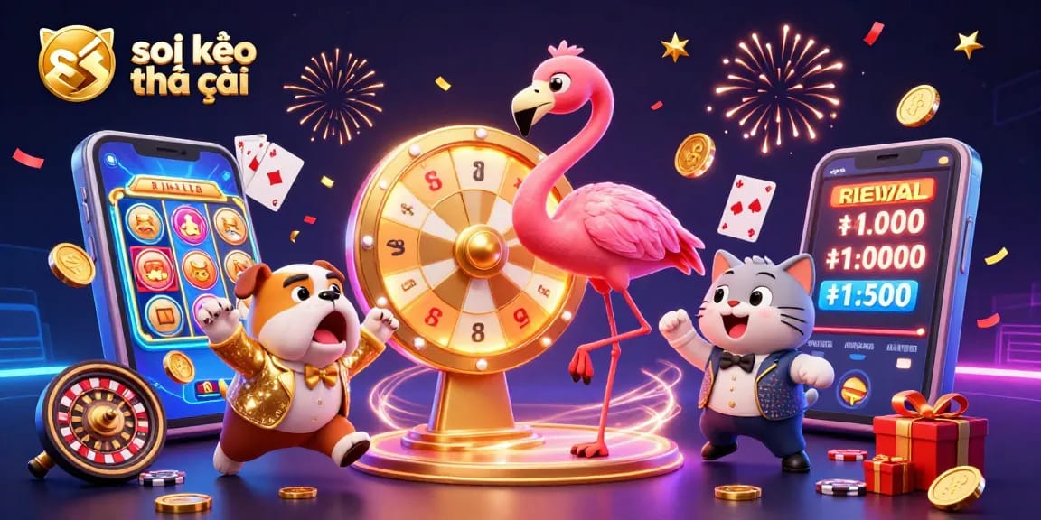 Engage with soi kèo nhà cái to elevate your sports betting experience with vibrant gameplay illustration.