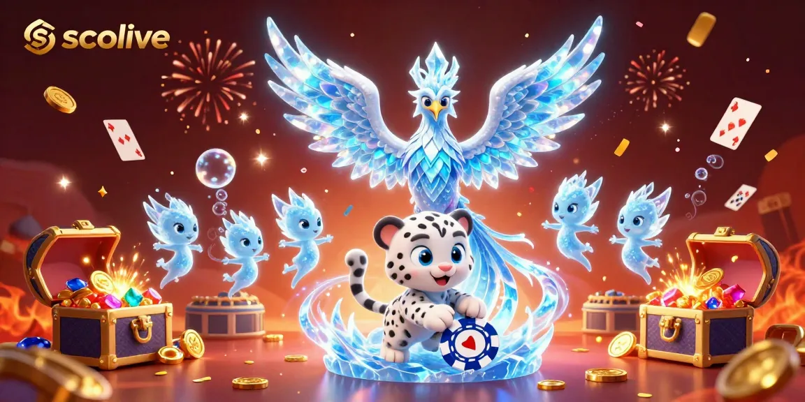 Socolive offers a vibrant scene of sports betting excitement with a phoenix and animated characters celebrating winning moments.