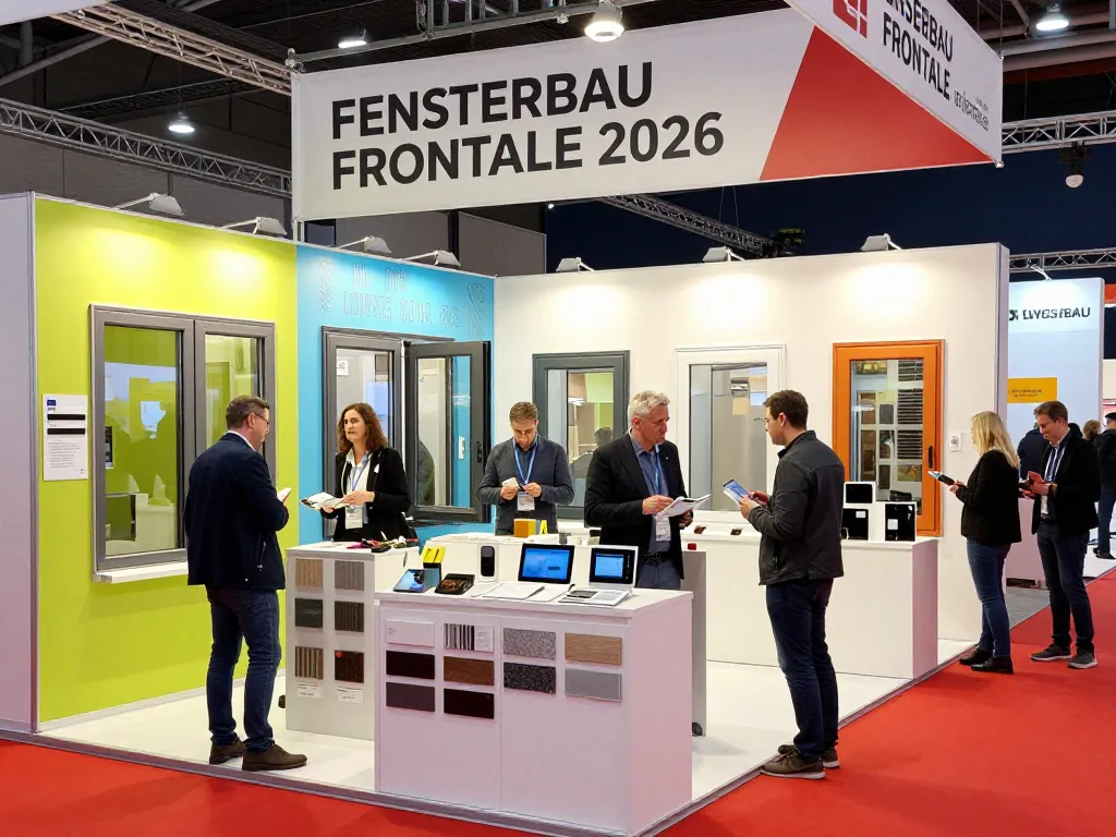 Innovative Fensterbau-Lösungen auf der FENSTERBAU FRONTALE 2026, die moderne Fensterdesigns und Technologien präsentieren.